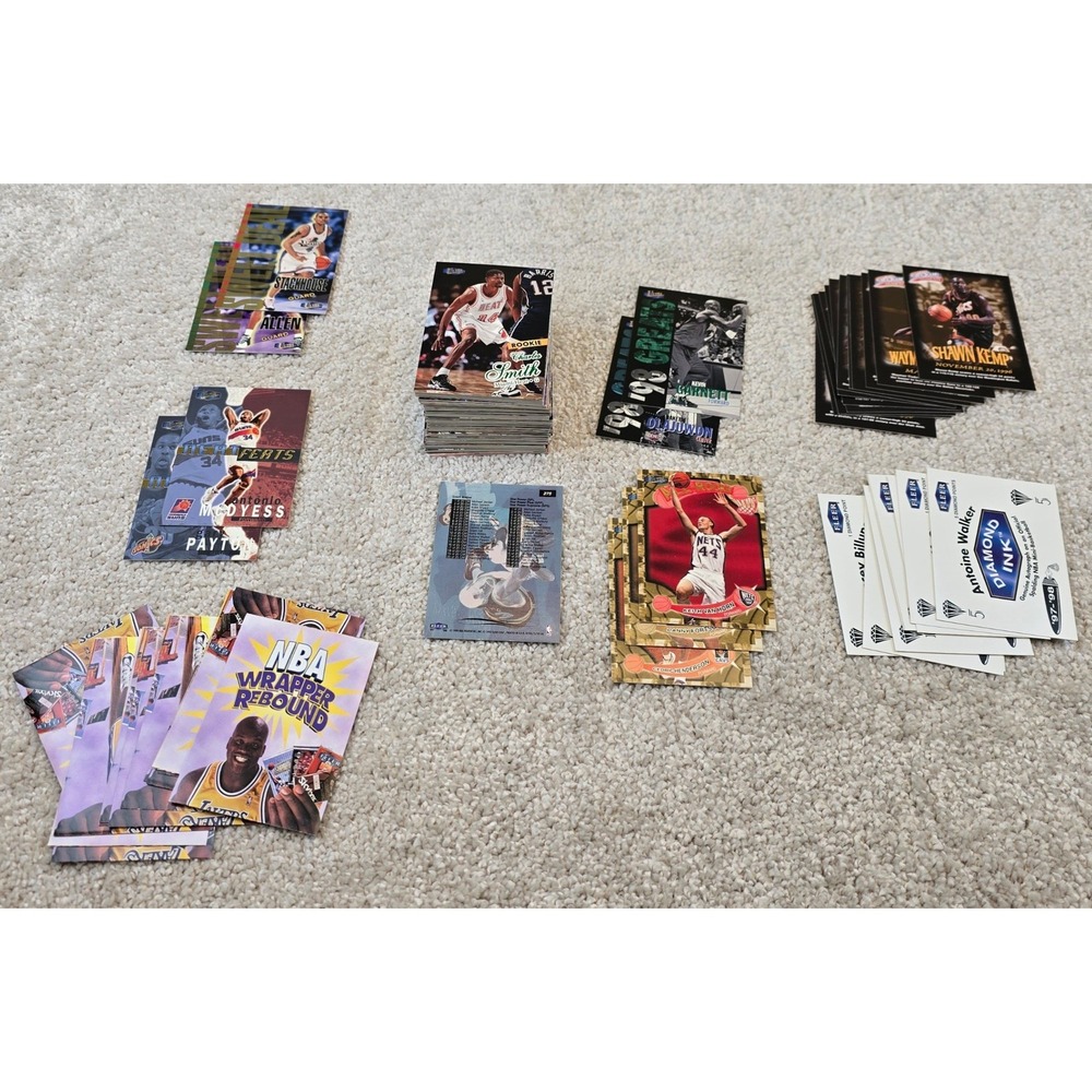 1997 Fleer Ultra Basketball Cards NBA Lot Inserts Rookies Shaq Garnett MINT